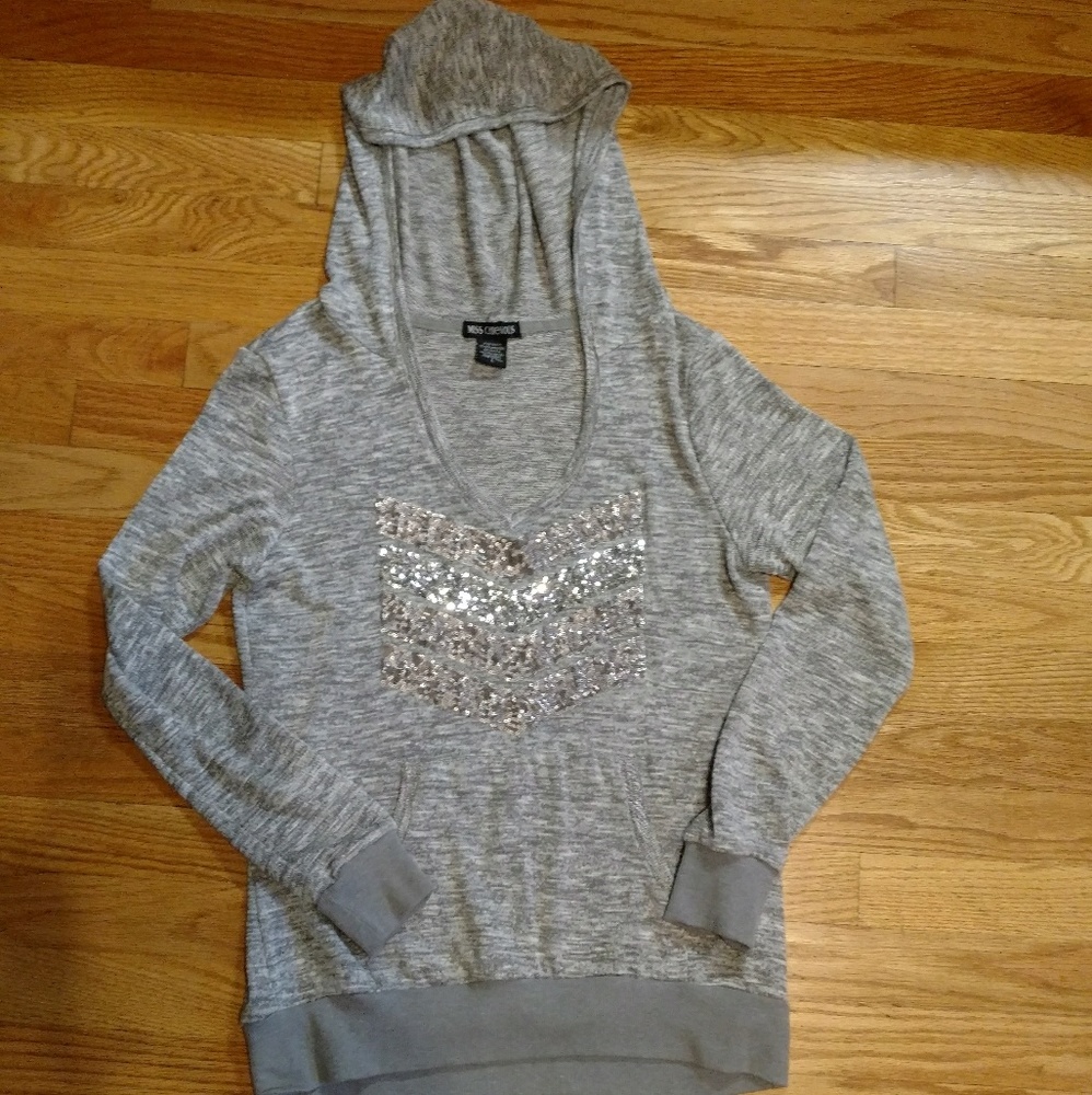Miss Chievous ladies hooded sweater L